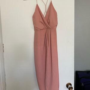Cute pink midi dress - size 6